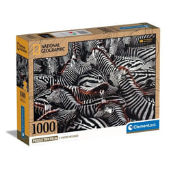 Clementoni Zebra Jeu de puzzle 1000 pièce(s) Animaux