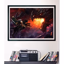 Clementoni Dungeons & Dragons Jeu de puzzle 1000 pièce(s) Dinosaures