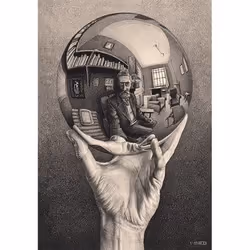 Clementoni M. C. ESCHER "Hand With Reflecting Sphere" Jeu de puzzle 1000 pièce(s) Autres