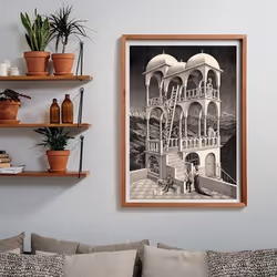 Clementoni M. C. ESCHER "Belvedere" Jeu de puzzle 1000 pièce(s) Art