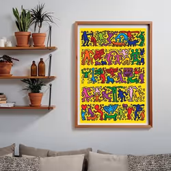 Clementoni Keith Haring Jeu de puzzle 1000 pièce(s) Cartes