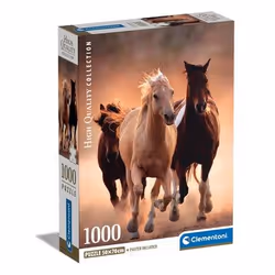 Clementoni Running Horses, 1000 pièce(s), Animaux, 10 an(s)