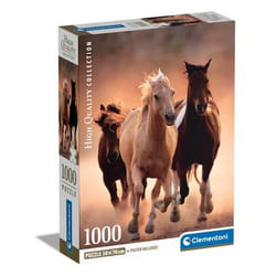Clementoni Running Horses Jeu de puzzle 1000 pièce(s) Animaux