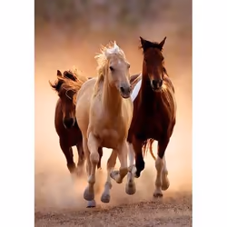 Clementoni Running Horses Jeu de puzzle 1000 pièce(s) Animaux