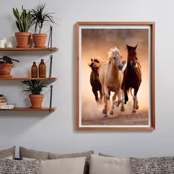 Clementoni Running Horses Jeu de puzzle 1000 pièce(s) Animaux