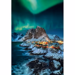 Clementoni Lofoten Islands Jeu de puzzle 1000 pièce(s) Hiver