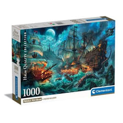 Clementoni Pirates Battle Jeu de puzzle 1000 pièce(s) Autres