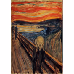 Clementoni Museum Collection Munch The Scream Jeu de puzzle 1000 pièce(s) Art