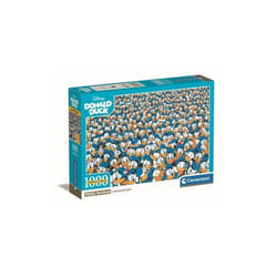 Puzzle 1000 pièces Clementoni Compact Impossible Donald