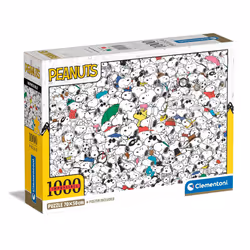 Clementoni Compact 1000 pièces - Impossible Snoopy, 14 an(s)