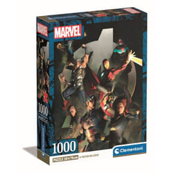 Clementoni Compact 1000 pièces - Marvel, Les Avengers