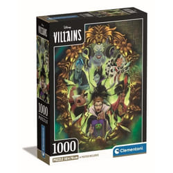 Clementoni Compact 1000 pièces - Villains
