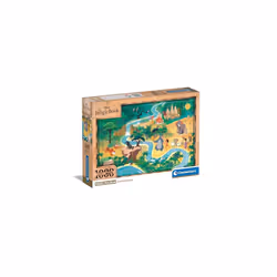 Puzzle de 1000 pièces Clementoni Disney The Jungle Book Map