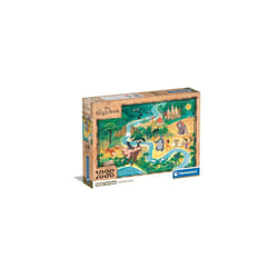Puzzle de 1000 pièces Clementoni Disney The Jungle Book Map