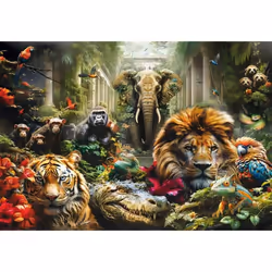 Puzzle 1000 pièces - CLEMENTONI - Jungle Mystique - Paysage et nature - Mixte - Intérieur