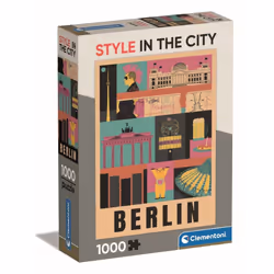 Clementoni Compact 1000 pièces - Style in the City, Berlin, 14 an(s)