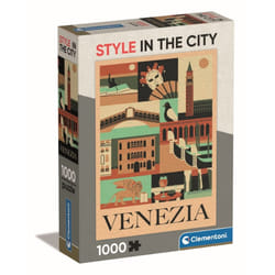 Clementoni Compact 1000 pièces - Style in the City, Venise
