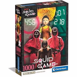 Puzzle - CLEMENTONI - Squid Game - 1000 Pièces - Fabriqué en Italie - Pour Adultes 14-99 Ans