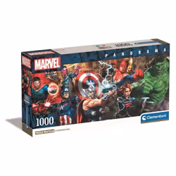 CLEMENTONI - Compact 1000 pièces Panorama - Marvel The Avengers