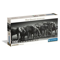 Clementoni Compact 1000 pièces Panorama - Herd of Giants