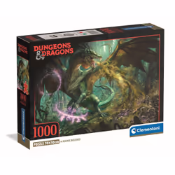 Clementoni Compact 1000 pièces - Donjons & Dragons, 14 an(s)