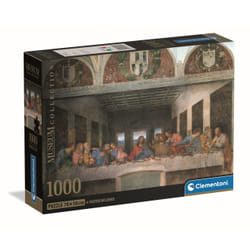 Clementoni Compact 1000 pièces - De Vinci : The Last Supper
