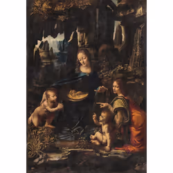 Clementoni Compact 1000 pièces - De Vinci : The Virgin of the Rocks - Vue supplémentaire 2