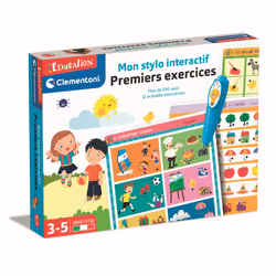 Clementoni Mon stylo interactif - Premiers exercices, 3 an(s), Batteries requises, LR41