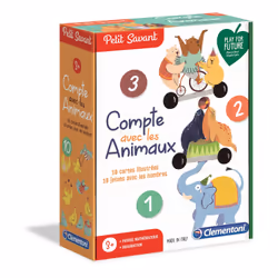 Clementoni Compte Avec Les Animaux, 3 an(s)