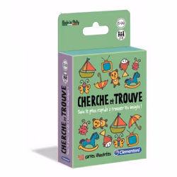 Jeu de société - CLEMENTONI - Cherche et Trouve (Ax8) - Pour Enfant - Jeu de plateau