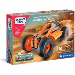 Jeux de construction atelier mécanique quad Clementoni Buggy