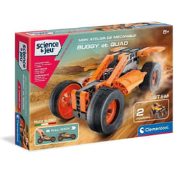 Jeux de construction atelier mécanique quad Clementoni Buggy