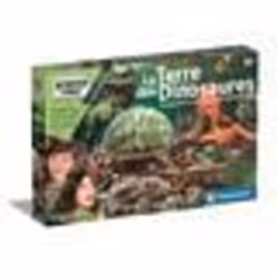 Clementoni - Sciences et jeu - Le monde des dinosaures - Terrarium à créer + 3 figurines dinosaures - Fabriqué en Italie