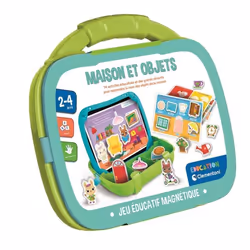 CLEMENTONI - Mallette magnétique - Mots et objets - Apprentissage - Dès 2 ans