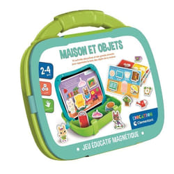 CLEMENTONI - Mallette magnétique - Mots et objets - Apprentissage - Dès 2 ans