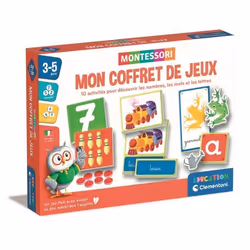CLEMENTONI - Mon coffret de jeux - Montessori