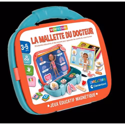 CLEMENTONI - Mallette magnétique - Corps et émotions - Apprentissage - Dès 2 ans