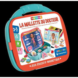 CLEMENTONI - Mallette magnétique - Corps et émotions - Apprentissage - Dès 2 ans