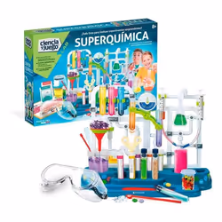 Jeu Scientifique - Clementoni - Super Chimie - Laboratoire Moderne - Expériences Interactives - Dès 8 Ans