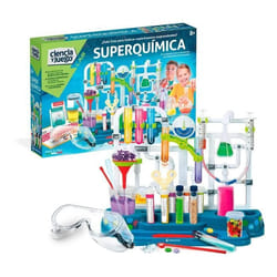 Jeu Scientifique - Clementoni - Super Chimie - Laboratoire Moderne - Expériences Interactives - Dès 8 Ans