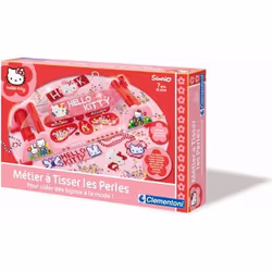 Métier à Tisser les Perles Hello Kitty - Clementoni - Loisirs créatifs pour Enfant