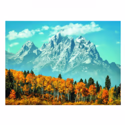 Clementoni Grand Tetoin In Fall Jeu de puzzle 1000 pièce(s) Paysage