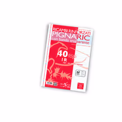 Pigna 02194591R, Blanc, 40 feuilles, A4, 80 g/m², 210 mm, 297 mm