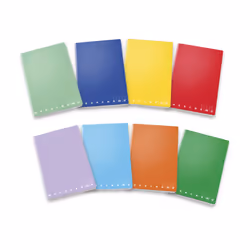 Pigna 02298880C, Monochromatique, Multicolore, A4, 38 feuilles, 100 g/m², Couverture souple