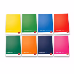 Pigna 02296581R, Monochromatique, Multicolore, A4, 18 feuilles, Brillant, 100 g/m²