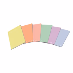 Pigna 02298901R, Monochromatique, Multicolore, A4, 20 feuilles, Satin, 80 g/m²