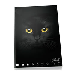 Pigna Monocromo bloc-notes A4 19 feuilles Noir