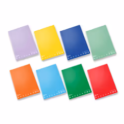 Pigna 02303625M, Monochromatique, Multicolore, 48 feuilles, Satin, 100 g/m², Papier quadrillé