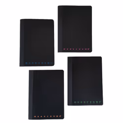 Pigna 02312185M, Monochromatique, Multicolore, A4, 160 feuilles, 80 g/m², Papier quadrillé