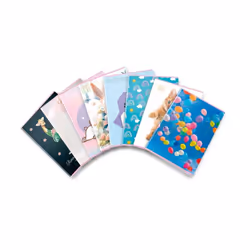Pigna 02330340A, Image, Multicolore, Brillant, 80 g/m², Papier ligné, Livre broché